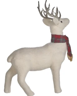 Accessorio decorativo MUSTOLA Renna 48 cm Bianco
