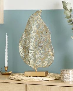 Accessorio decorativo Foglia LITHIUM Metallo Oro