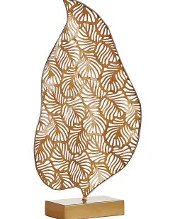 Accessorio decorativo Foglia LITHIUM Metallo Oro