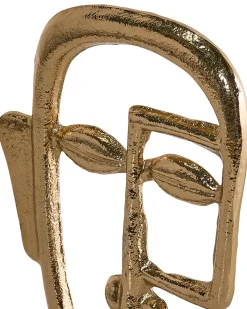 Accessorio decorativo Volto MOSKO Metallo Oro