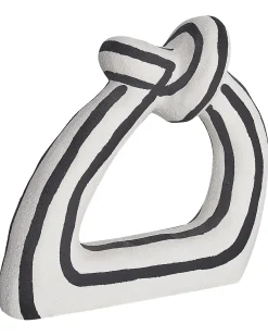 Accessorio decorativo ZANDER Gres porcellanato Nero/Bianco