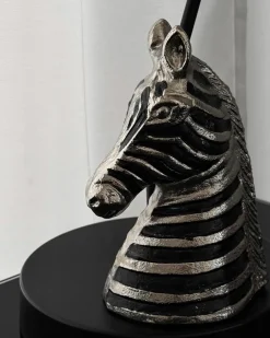 Accessorio decorativo Zebra ZAGORA Metallo Nero/Argento