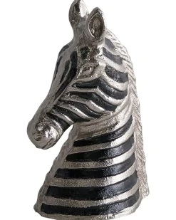 Accessorio decorativo Zebra ZAGORA Metallo Nero/Argento