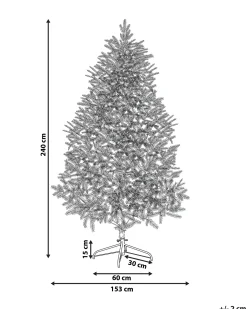 Albero di Natale artificiale HUXLEY 240 cm Verde