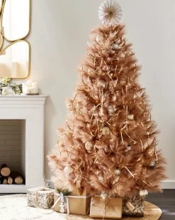 Albero di Natale artificiale TALBOT 180 cm Marrone chiaro
