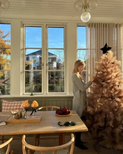Albero di Natale artificiale TALBOT 180 cm Marrone chiaro