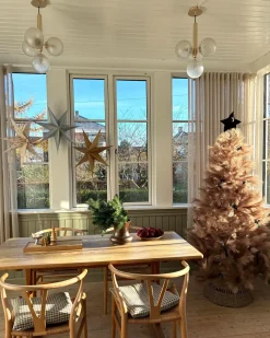 Albero di Natale artificiale TALBOT 180 cm Marrone chiaro
