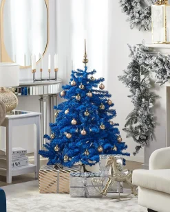 Albero di Natale artificiale FARNHAM 120 cm Blu