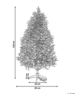 Albero di Natale artificiale HUXLEY 120 cm Verde