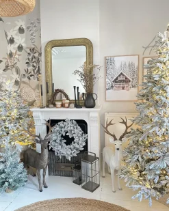 Albero di Natale pre illuminato LED TATLOW 120 cm Verde