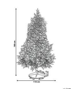 Albero natalizio innevato TOMICHI 180 cm Bianco