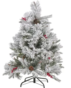 Albero natalizio innevato MASALA 120 cm Bianco