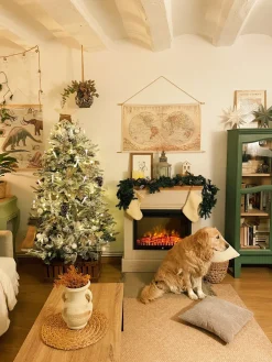 Albero natalizio innevato TOMICHI 210 cm Bianco