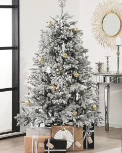 Albero natalizio innevato FORAKER 180 cm Bianco