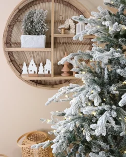Albero natalizio innevato BRISCO 210 cm Bianco