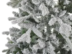 Albero natalizio innevato LED TATLOW 210 cm Verde