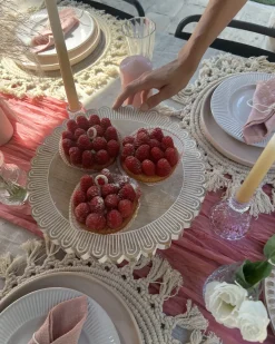 Alzata per torta MEMFIS Legno di mango Marrone chiaro