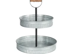 Alzata per torte a 2 piani KOUIGN Argento