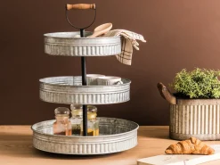Alzata per torte a 3 piani KOUIGN Argento