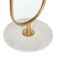 Appendiabiti con specchio MOODY 170 cm Metallo Oro