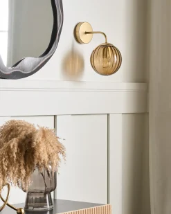 Applique BOOMI Vetro Marrone scuro