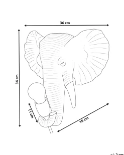 Applique Elefante ELEPHANTI Oro