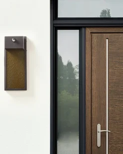 Applique a LED per esterni CARRON con sensore di movimento Grigio