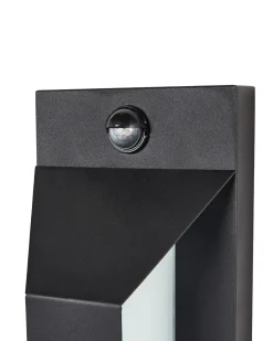 Applique a LED per esterni MAWZA con sensore di movimento Nero
