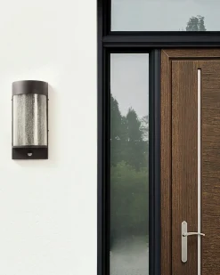 Applique a LED per esterni PHEPPIE con sensore di movimento Nero