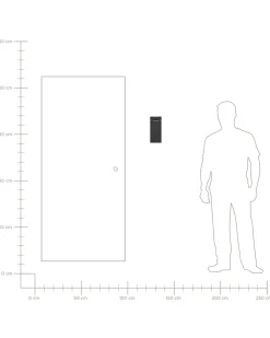 Applique a LED per esterni SAJUR Nero