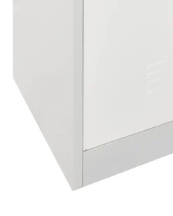 Armadietto a 2 livelli ATHLETE Metallo Grigio/Bianco