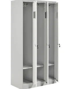 Armadietto a 3 porte ATHLETE Metallo Grigio/Bianco