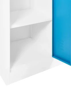 Armadietto a 3 porte ATHLETE Metallo Bianco/Blu