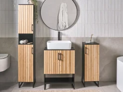 Armadietto da bagno MISCANTI Bambù 30 cm Marrone chiaro