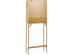 Armadietto da bagno OKARCHE Bambù 63 cm Marrone chiaro