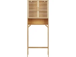 Armadietto da bagno OKARCHE Bambù 63 cm Marrone chiaro