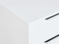 Armadietto da bagno OSASCO con ruote 80 cm Bianco