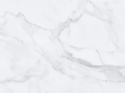 Armadietto da bagno TERESINA con ruote 80 cm Marmo bianco