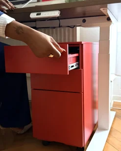 Armadietto da ufficio BOLSENA Metallo Rosso