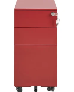 Armadietto da ufficio BOLSENA Metallo Rosso