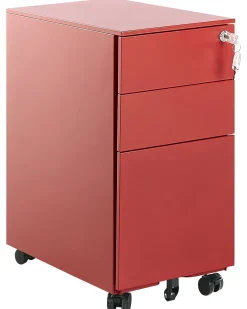 Armadietto da ufficio BOLSENA Metallo Rosso