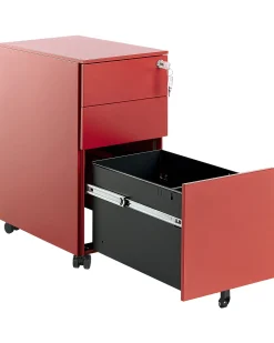 Armadietto da ufficio BOLSENA Metallo Rosso