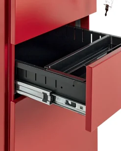 Armadietto da ufficio BOLSENA Metallo Rosso