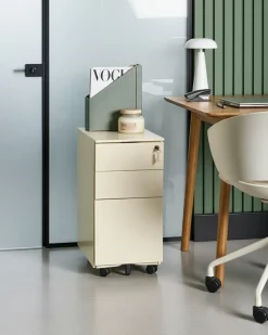 Armadietto da ufficio BOLSENA Metallo Beige chiaro