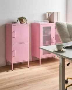 Armadietto da ufficio HURON Metallo Rosa