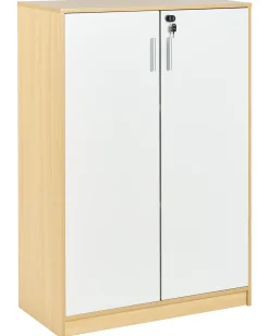 Armadietto da ufficio ZEHNA Marrone chiaro/Bianco