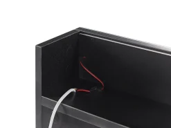Armadio a muro per specchio da bagno LED JARAMILLO 60 cm 60 cm Nero