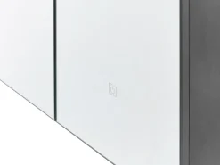 Armadio a muro per specchio da bagno LED JARAMILLO 60 cm 60 cm Nero