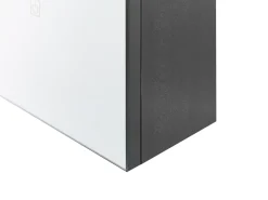 Armadio a muro per specchio da bagno LED JARAMILLO 60 cm 60 cm Nero