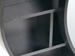 Armadio a muro per specchio da bagno UCAYALI 50 cm 50 cm Nero